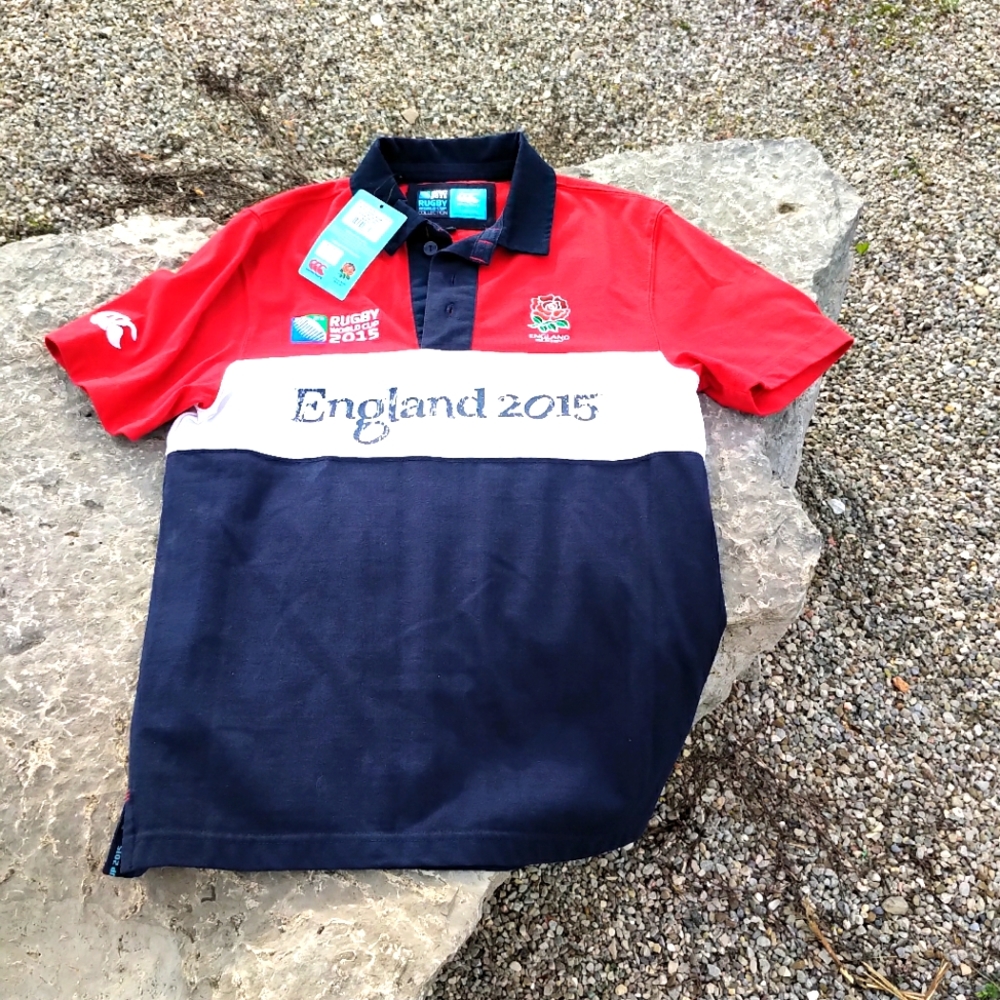 New with tags Rugby 2015 England World Cup Cantebury Licenced jersey!